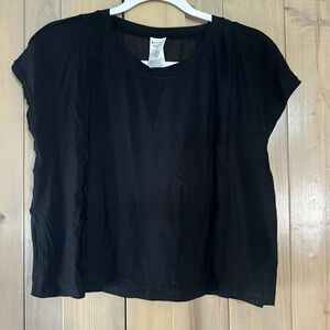 Athleta mesh back top